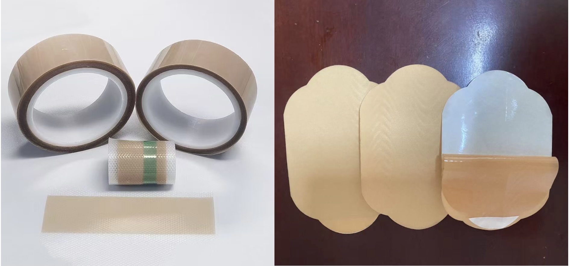 Medical Grade Silicone, Two‑part transparent self‑adhesive medical silicone gel